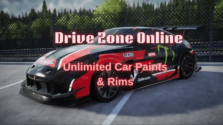 How to Unlock Paint Colors and Rims in Drive Zone Online?