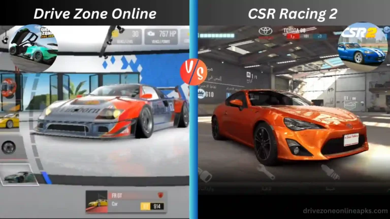 Drive Zone Online VS CSR Racing 2